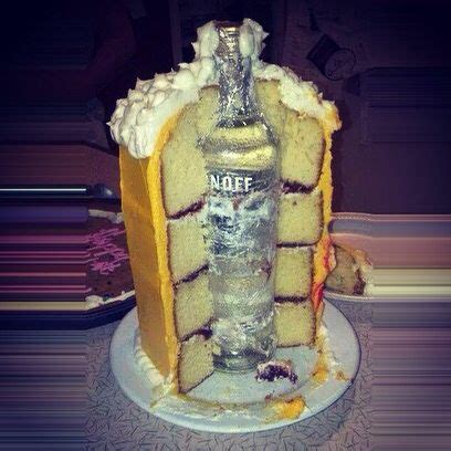 Hidden liquor bottle in beer jug shaped cake Elegant Birthday Cakes, Birthday Cakes For Men ...