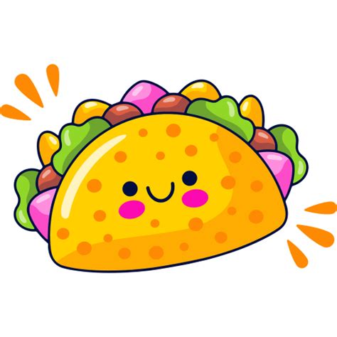 Taco Stickers - Free food and restaurant Stickers