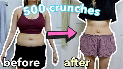 Before And After Crunch Challenge