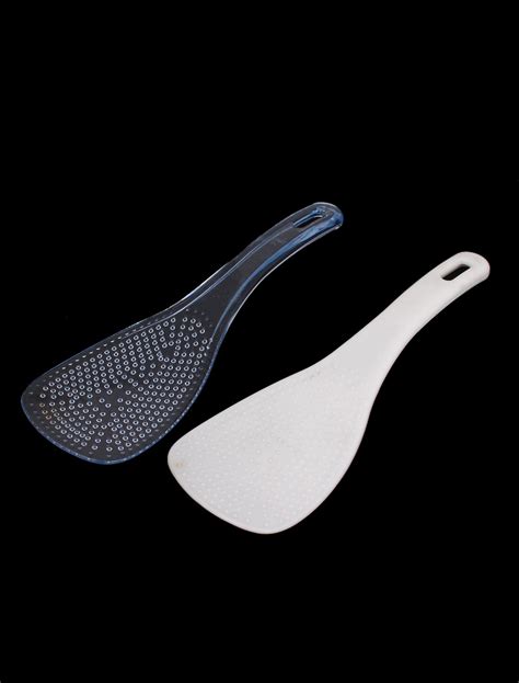 2pcs Plastic Kitchen Rice Spatula Paddle Scoop Clear Blue White | Walmart Canada