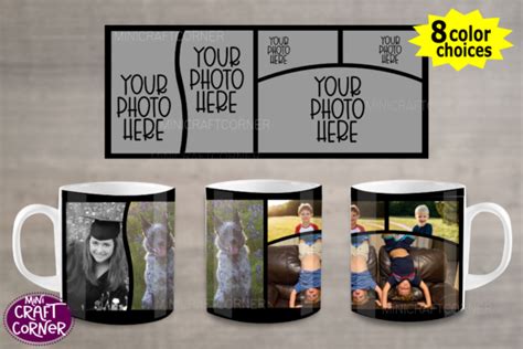 Sublimation Mug Photo Templates Graphic by Mini Craft Corner · Creative Fabrica