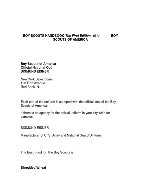 Boy Scouts Handbook | PDF | Scouting | Boy Scouts Of America