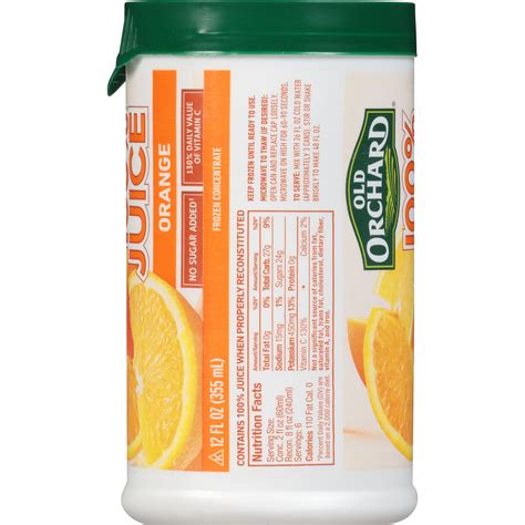 Orange Juice From Concentrate Nutrition Facts | Besto Blog