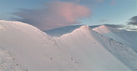 Drone Footage of a Mountain Peaks Covered in Snow Free Stock Video Footage, Royalty-Free 4K & HD ...