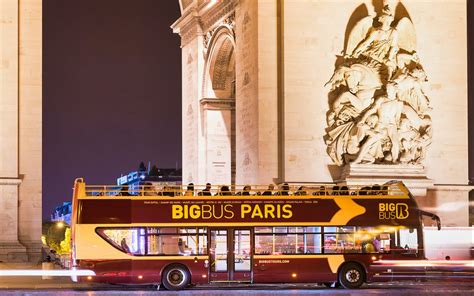 BigBus Paris: Panoramic Night Bus Tour with Audio Guide