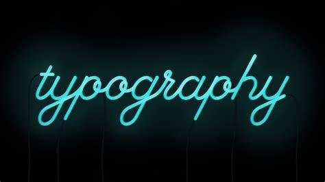 Neon Typography by Skinny Will | Neon typography, Lettering, Typography