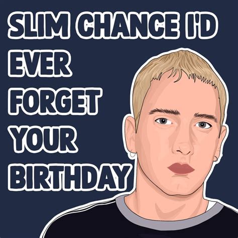 Slim Shady Happy Birthday Confetti-exploding Greetings Card#N#– Boomf