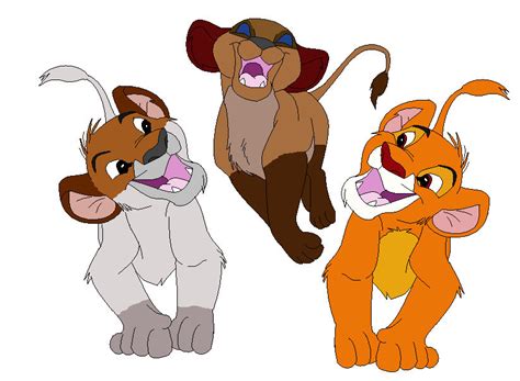 Rita, Oliver and Dodger as Lion Cubs by ToonFanJoey on DeviantArt