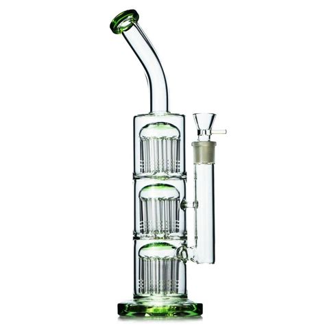 Badass Glass: Triple Chamber Bong | Leafly