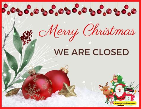 30+ Christmas Signs (Happy/Closed/Open/Sale Sign)