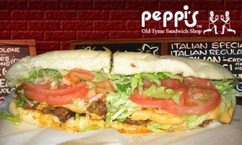 Half Off Subs and More at Peppi’s - Peppi's Old Tyme Sandwich Shop ...