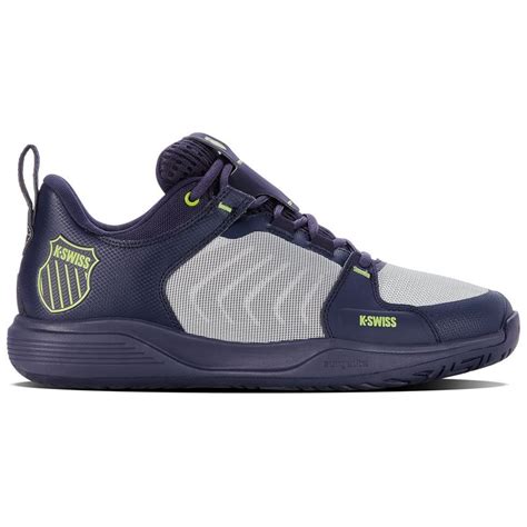 K-Swiss Ultrashot Team Mens Tennis Shoe - Peacoat/Grey Violet/Lime ...