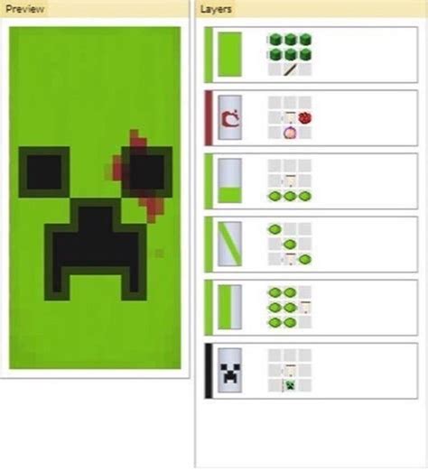 Creeper Banner | Minecraft banner designs, Minecraft banner patterns, Minecraft blueprints