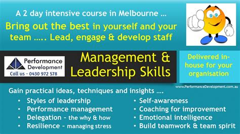 Leadership Training Melbourne - Leadership Skills course