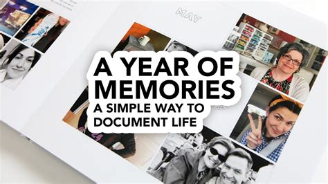 A year of memories in one printed book - YouTube