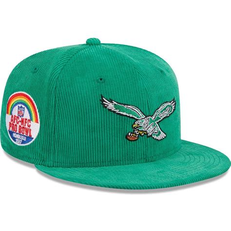 New Era Philadelphia Eagles Throwback Corduroy 2023 59FIFTY Fitted Hat