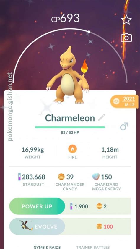 Shiny Charmeleon - Pokemon Go