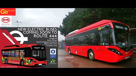 Full Route Visual | London Bus Route 444 Turnpike Lane Station to ...