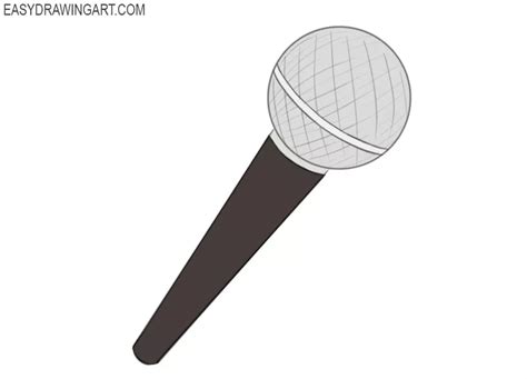 How to Draw a Microphone - Easy Drawing Art