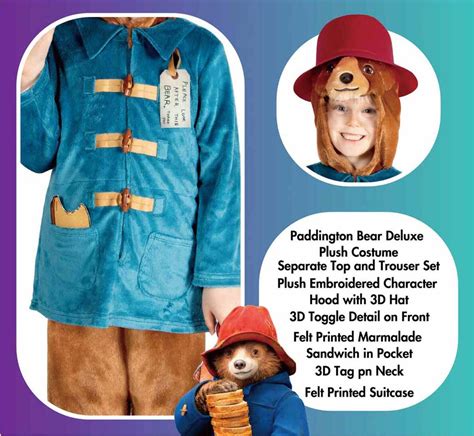 Paddington Bear Costume 3yrs+