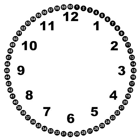 Free Clock Face Template - Clock With No Hands Clipart (#104075 - Free Printable Clock Faces ...