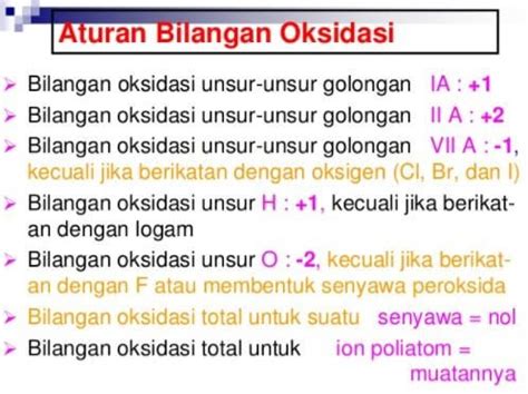 bilangan oksidasi – TutorialPelajaran.com