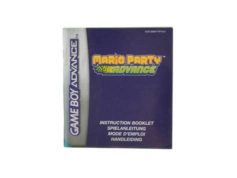 Mario Party Advance - Manual ⭐ Gameboy Advance Manual - RetroNintendoStore.com