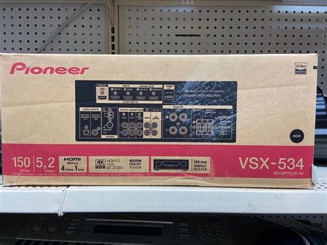 Black Pioneer VSX-534 5.2-Channel A/V Receiver at Rs 26000 in Kurnool