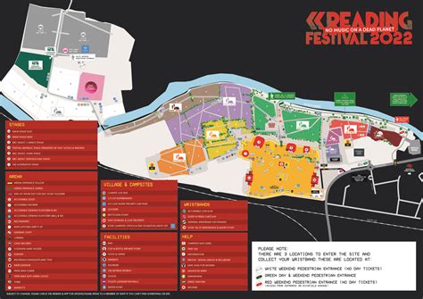 Rockstar Energy presents Reading Festival | Reading Festival 2022 Map