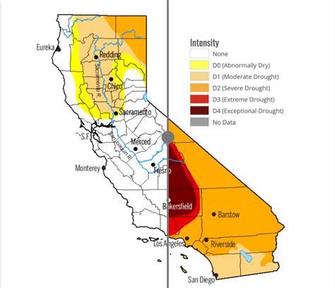 Map: See California's drought nearly disappear in just six months