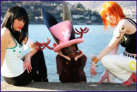 Nico Robin,Chopper and Nami by Eloare on DeviantArt