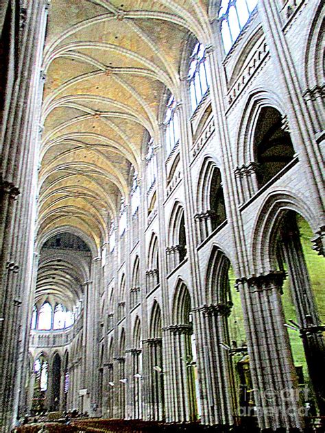 Rouen Cathedral Interior 4 Photograph by Randall Weidner - Pixels