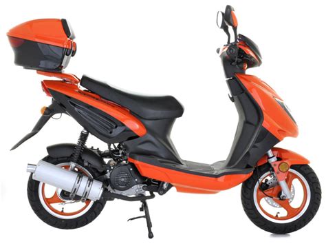 50cc Scooter - Buy Direct Bikes Ninja 50cc Scooters Orange/Black