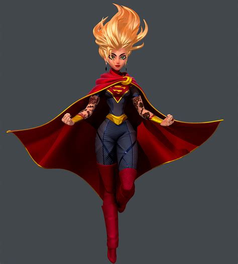 Kara Danvers - SuperGirl - ZBrushCentral