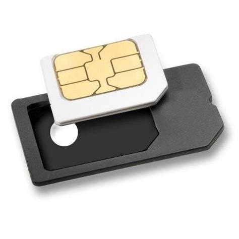 MICRO SIM Card Adapter To Regular SIM Converter iPHONE iPAD Playbook Black