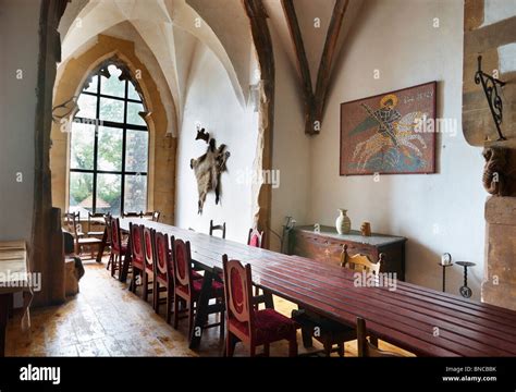 Grodziec - Medieval castle interiors, Silesia, Poland Stock Photo ...