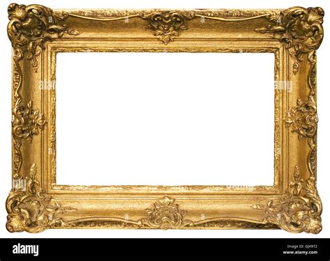 Gold Frame Landscape Designs For Paintings And Photographs Royalty Free SVG, Cliparts, Vectors ...