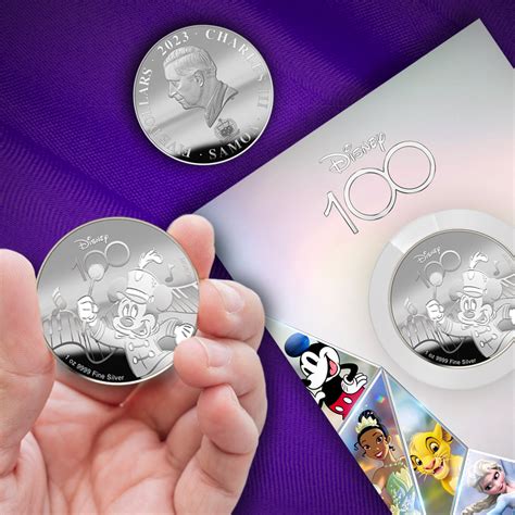 Disney 100th Anniversary 1oz Solid Silver 2023 Coin