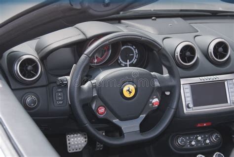 Ferrari Dashboard and Interior Editorial Image - Image of modern ...