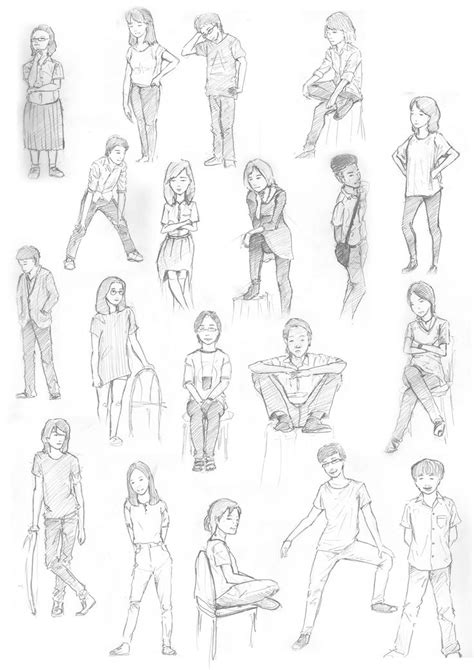 How To Draw Human Figure For Beginners Pencil Sketch - vrogue.co