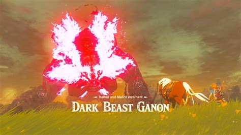 How the fight against Dark beast ganon was supposed to be : r/Breath_of ...