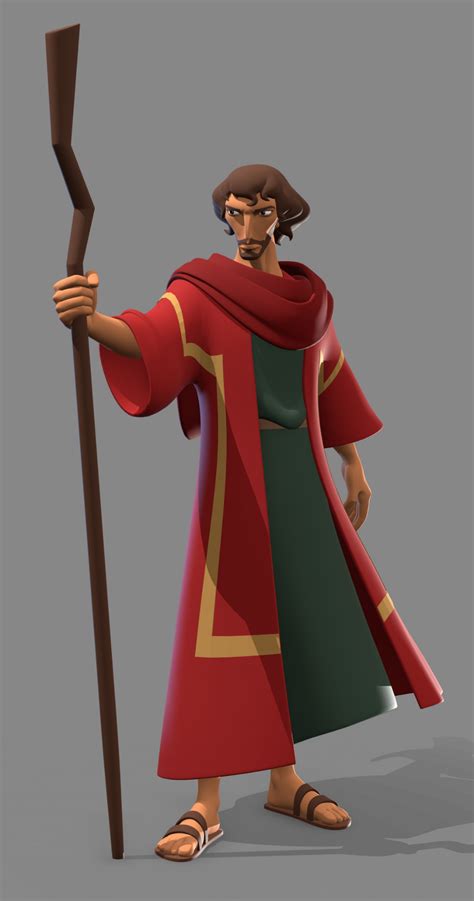 ArtStation - Moses, David Bolton | Moses, Prince of egypt, Animated bible