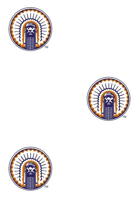 Illinois Illini Logo Wallpaper (Double Roll)