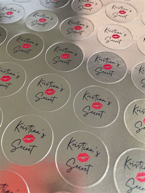 Personalized Clear/white Round Labels Clear Stickers Circle - Etsy