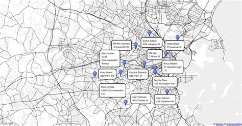 Boston Strangler : Scribble Maps