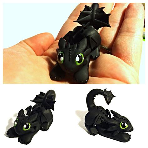 Baby Nightfury dragon by LittleCLUUs on DeviantArt