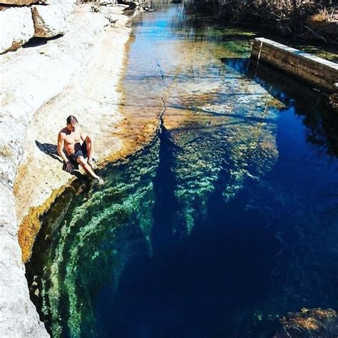 Blue Hole Regional Park In Wimberley Texas Has Gorgeous Blue Water ...