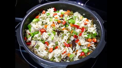 Pressure Cooker Vegetable Pulao Video Recipe | Veg. Rice Recipe - YouTube