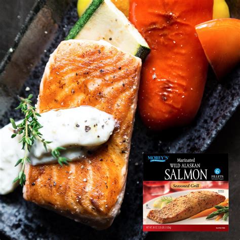 Morey’s - Marinated Wild Alaskan Salmon -2 boxes (12 Salmon Filets ...