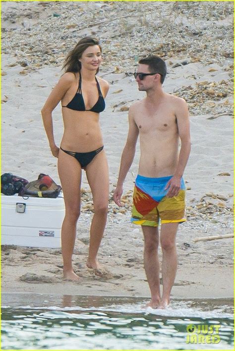 Miranda Kerr & Snapchat's Evan Spiegel Flaunt Their Love & Beach Bodies in France!: Photo ...